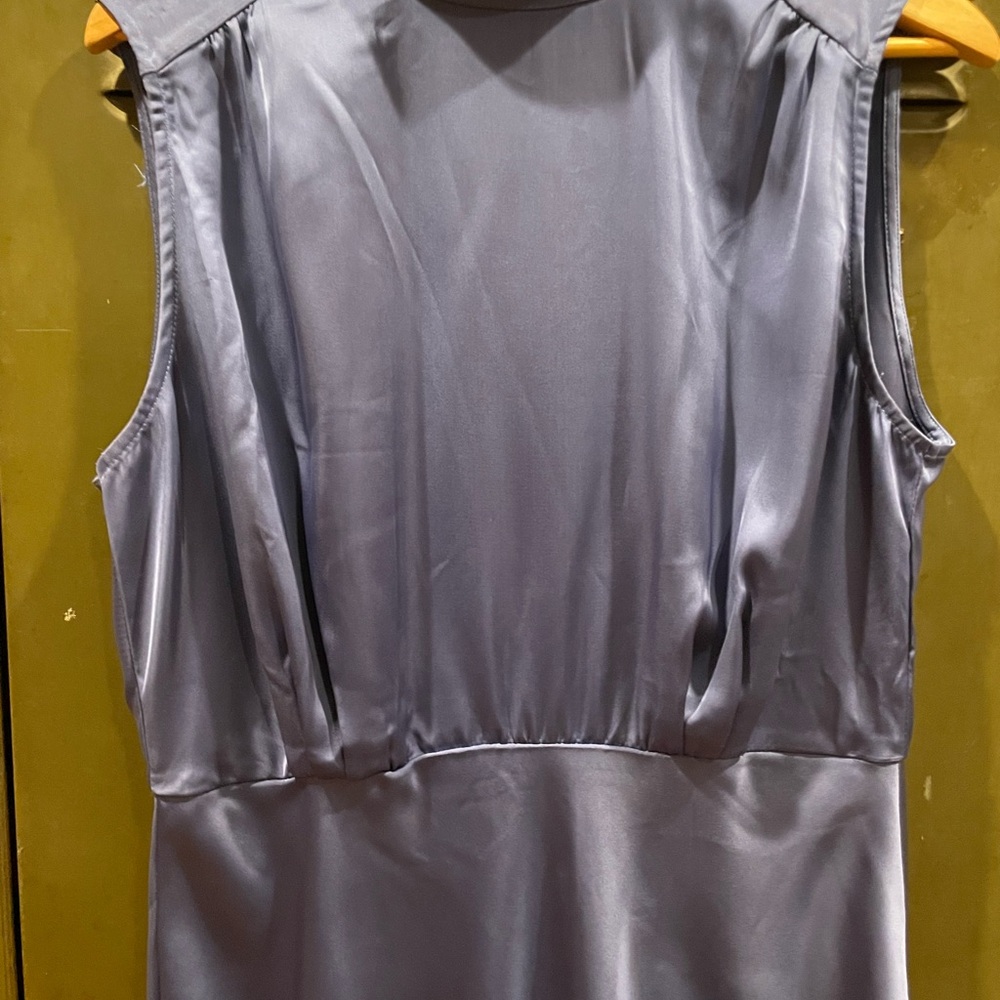 Lulu's Royal Blue Satin Maxi Dress - Picture 4 of 5